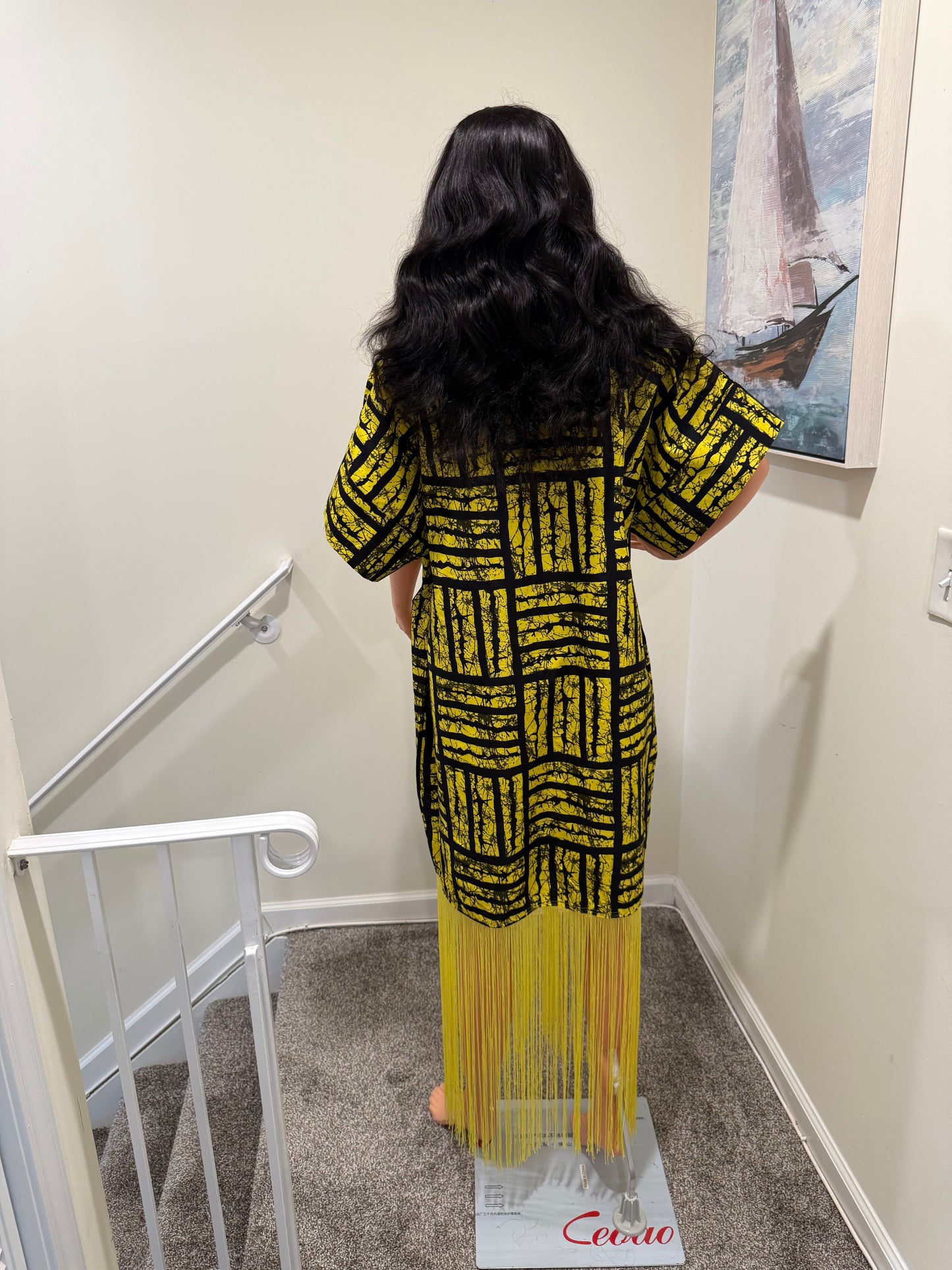 Ankara Fringe Kaftan