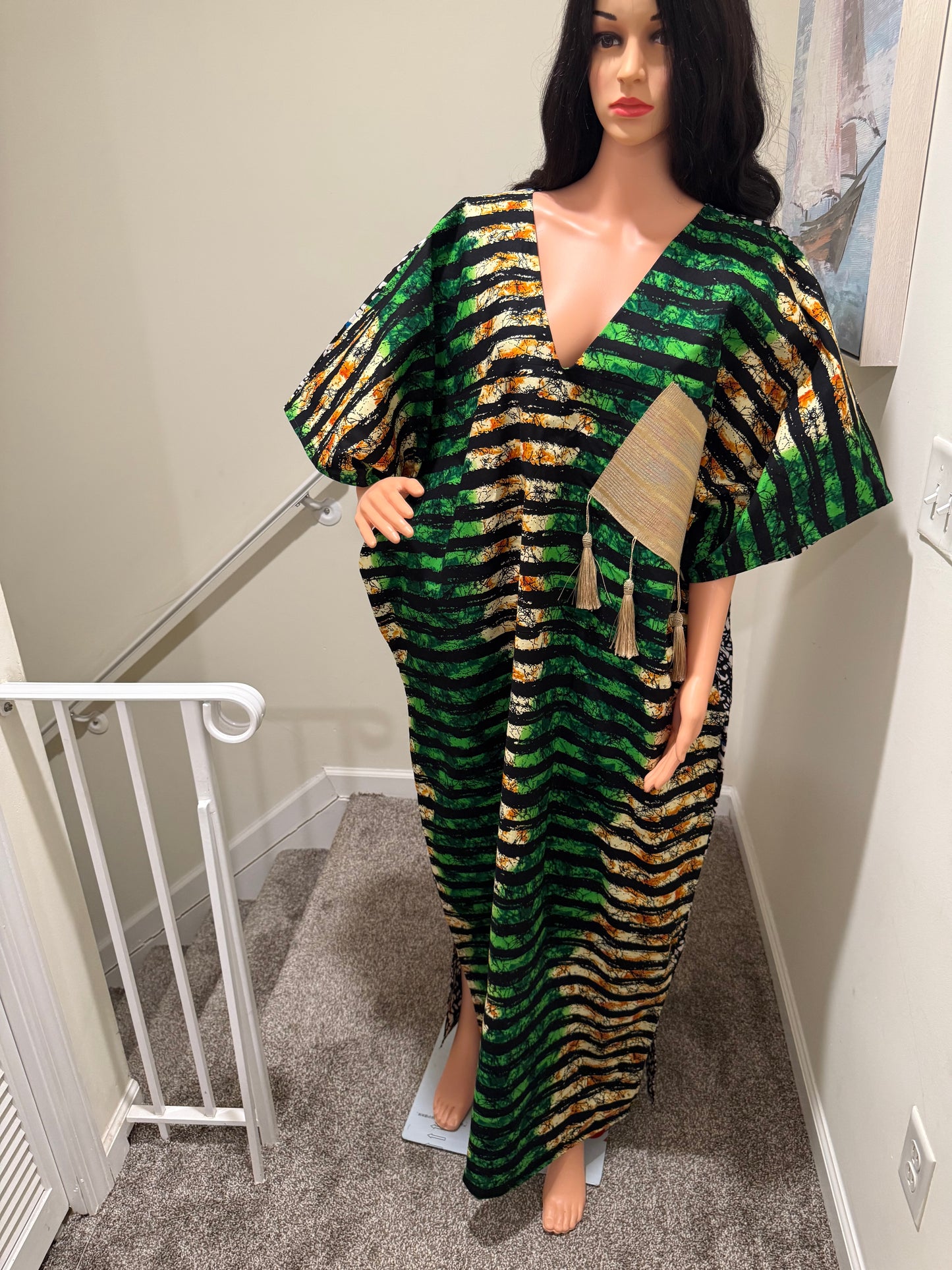 Two-Sided Ankara Kaftan