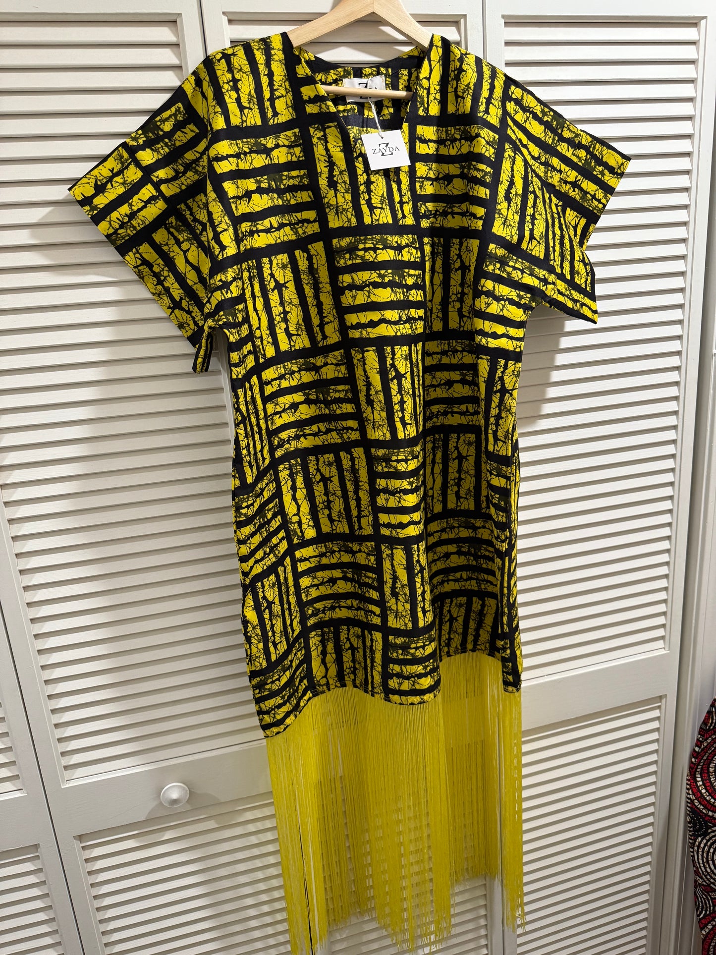 Ankara Fringe Kaftan
