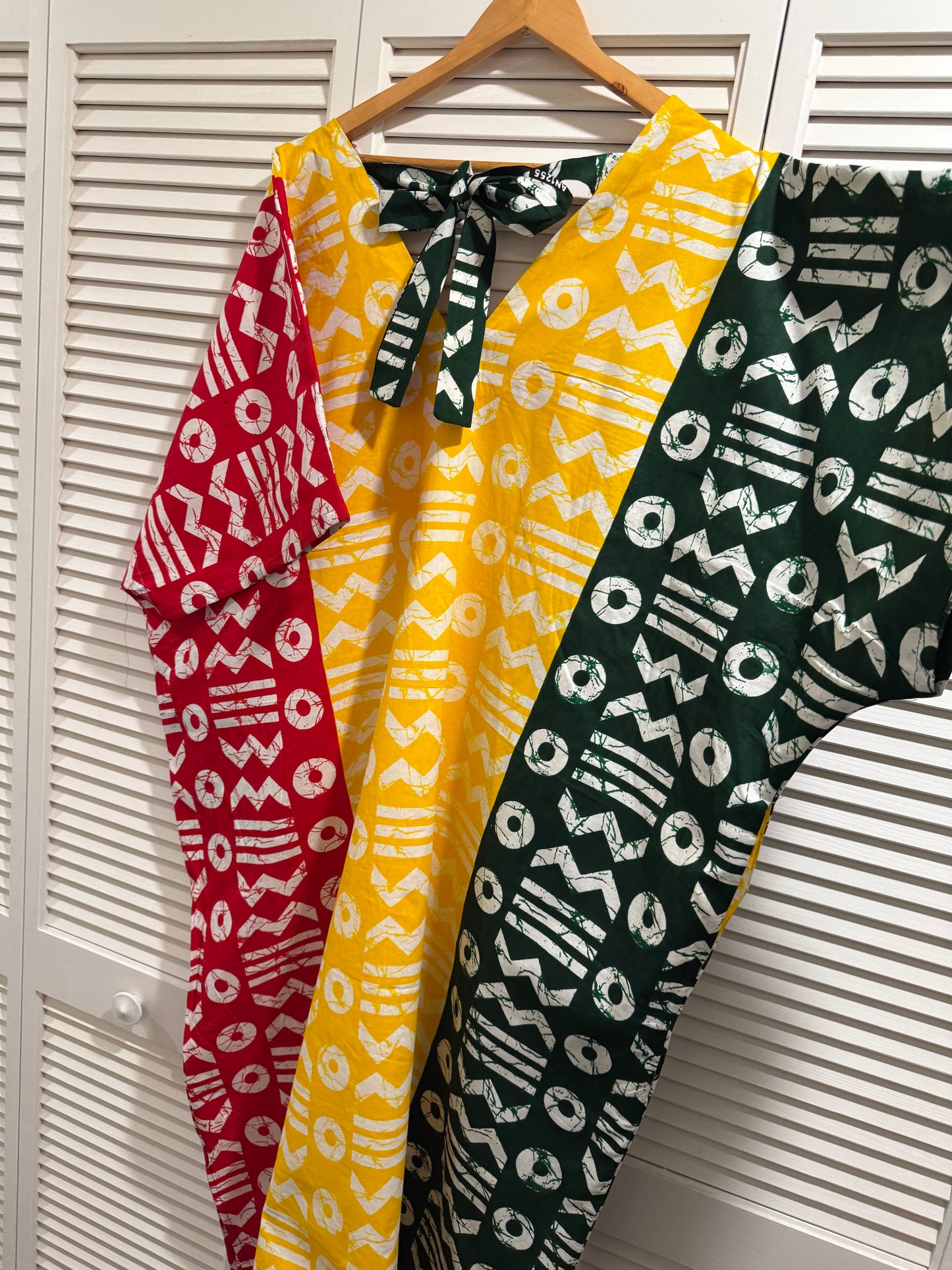 Multicolor Ankara Kaftan – 54” | Fits S–4X