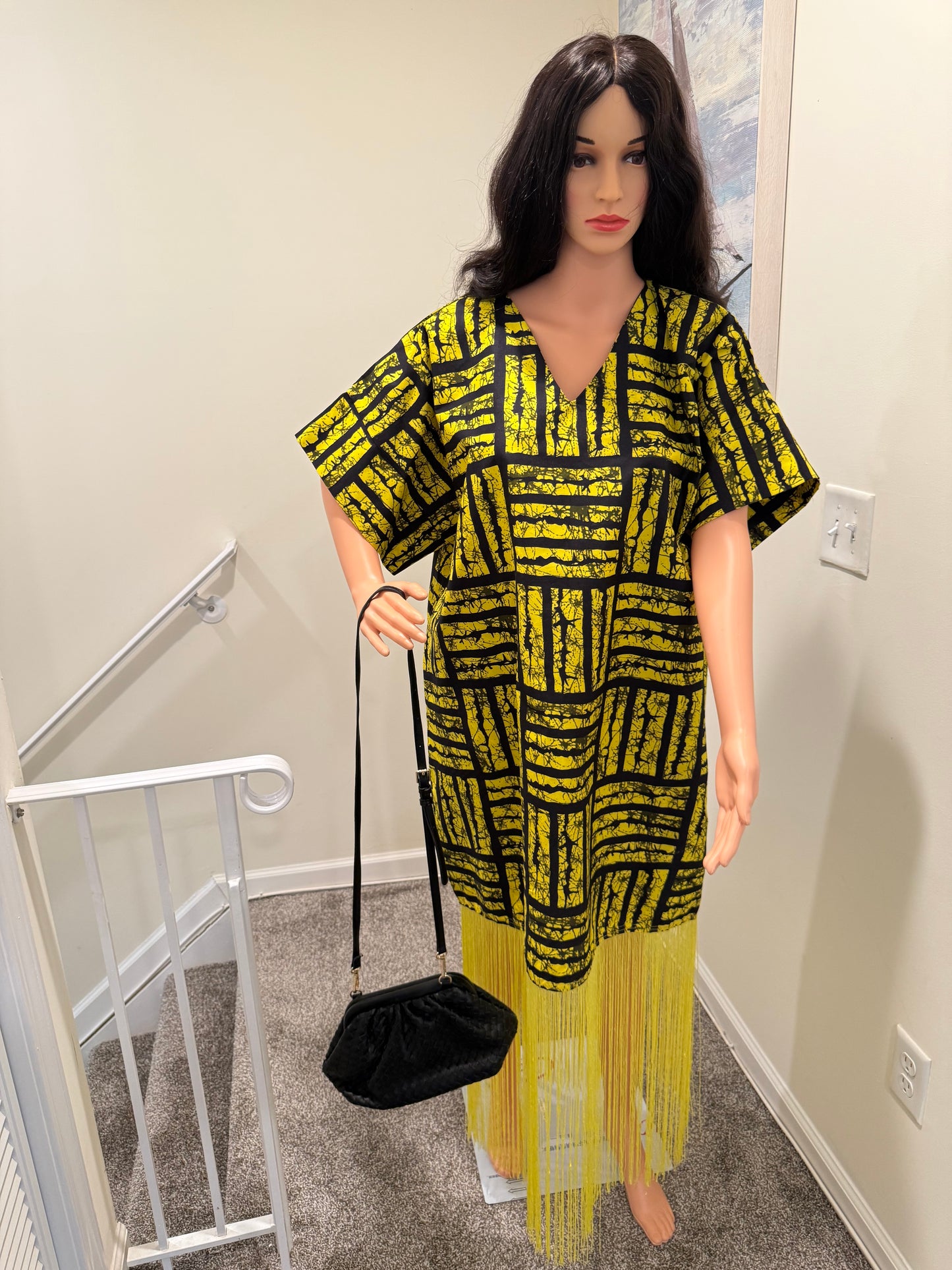 Ankara Fringe Kaftan