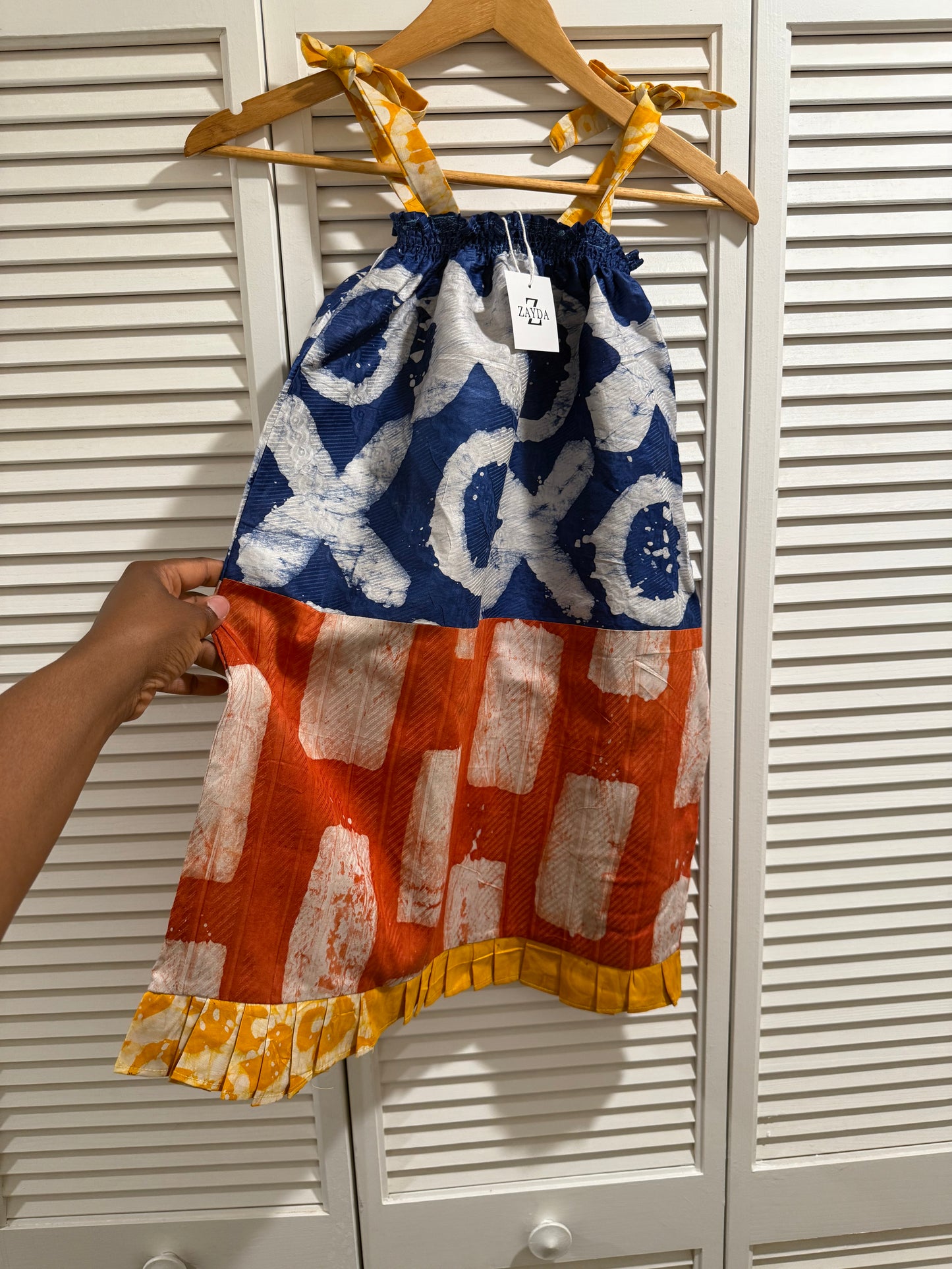 Kids Adire Dress