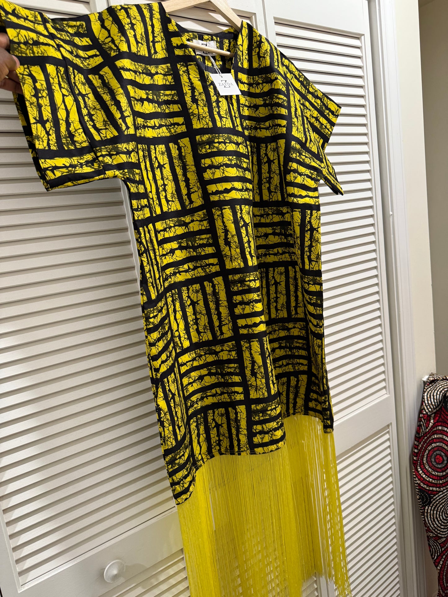 Ankara Fringe Kaftan