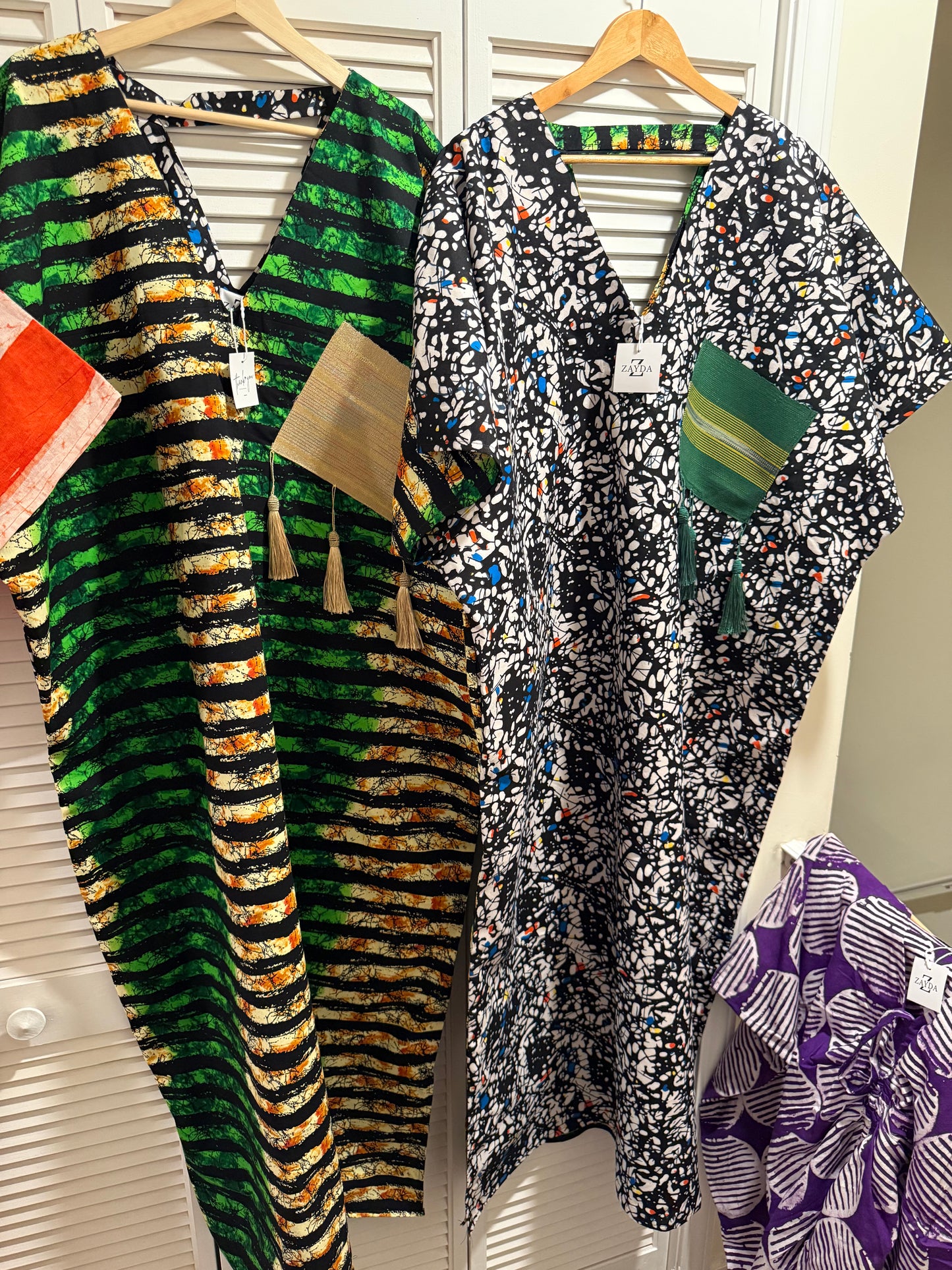 Two-Sided Ankara Kaftan