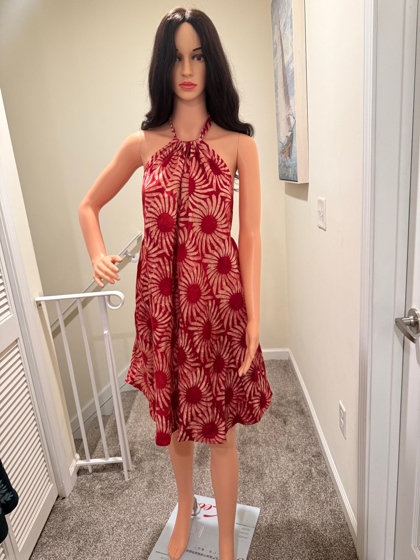Marie Halter Flare Dress
