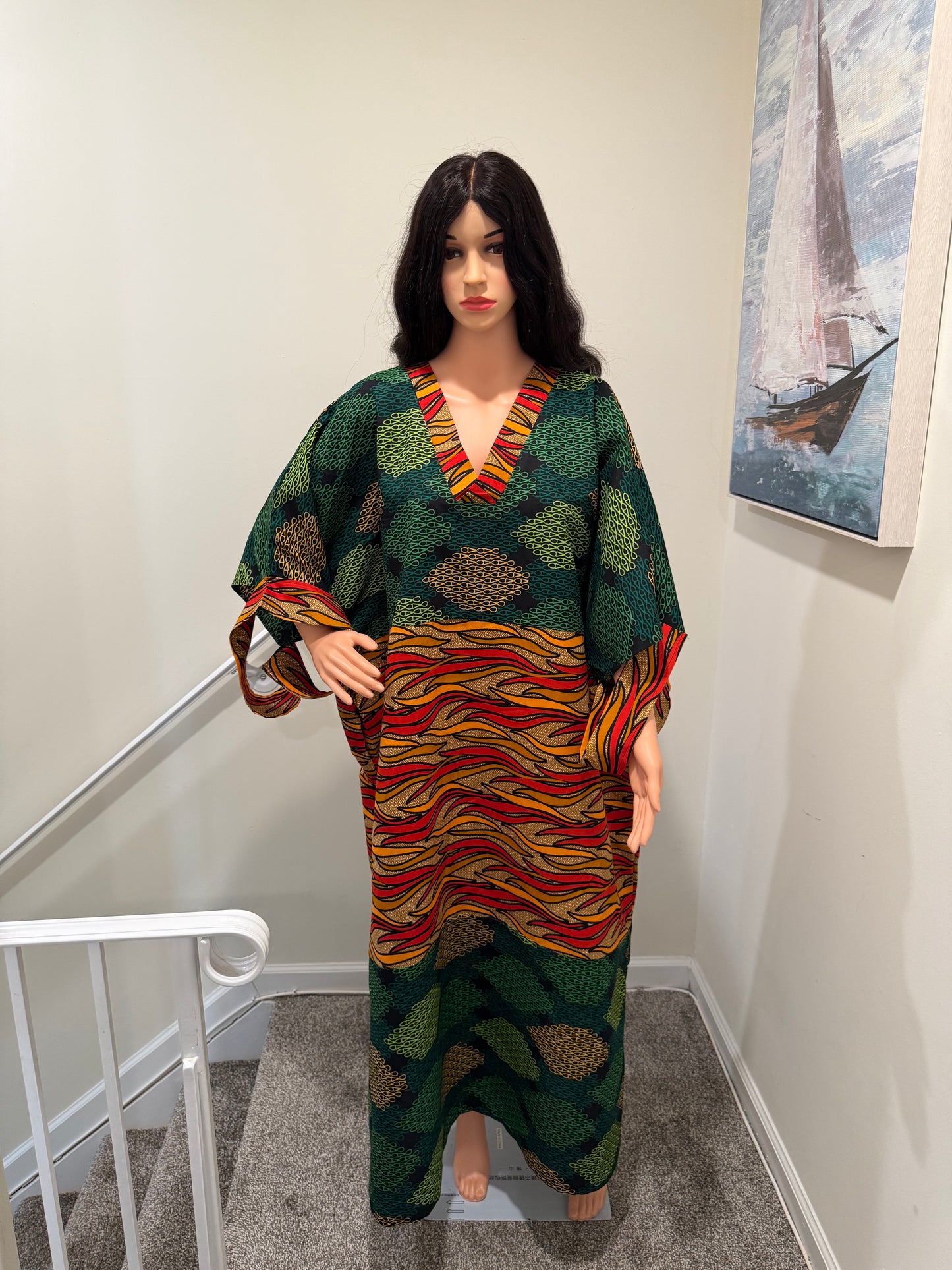 Mix and Match Flame Kaftan