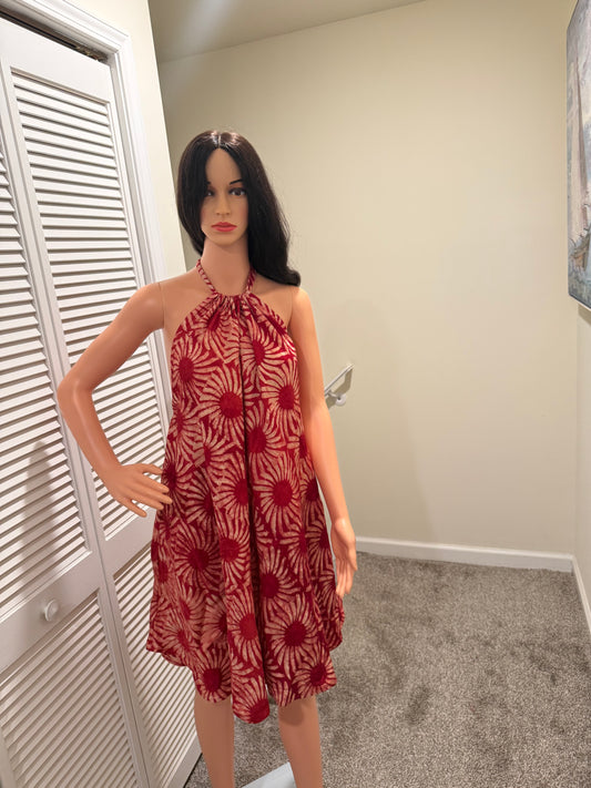 Marie Halter Flare Dress