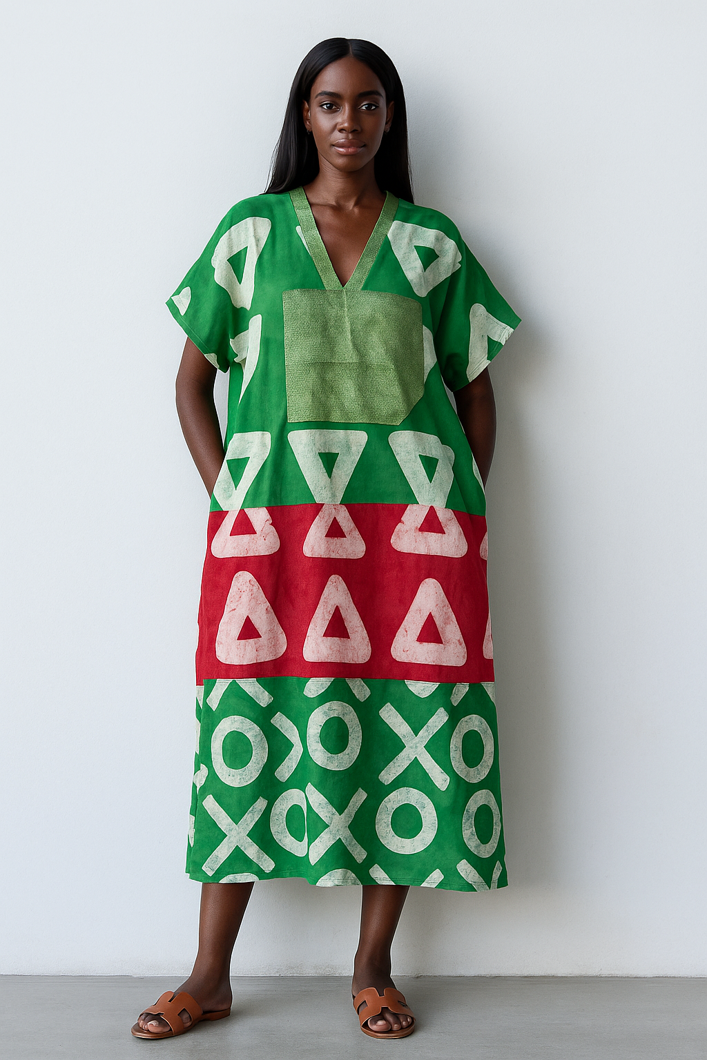 The Handcrafted Triple-Tone Kaftan
