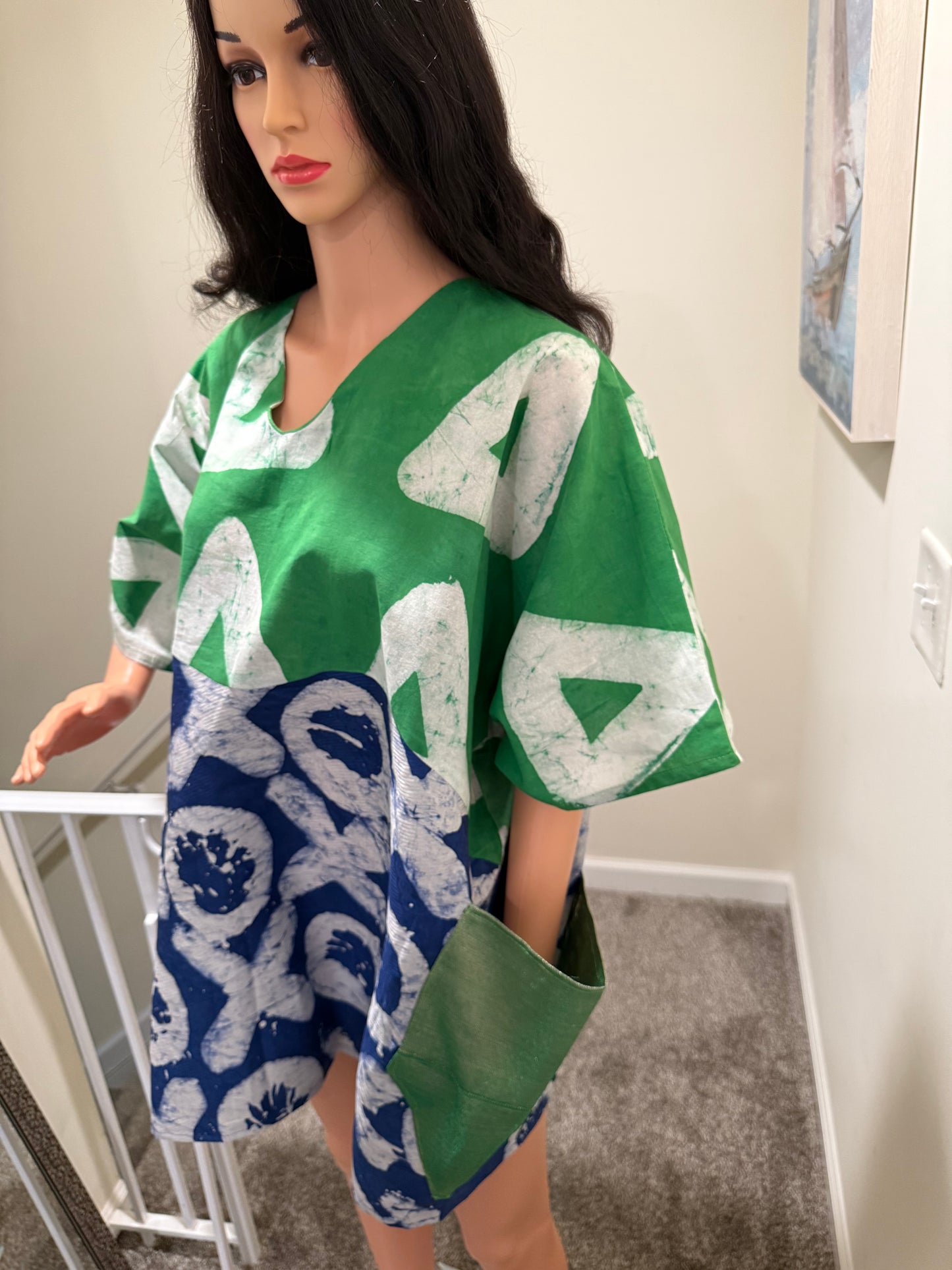 Two-Tone Heritage Mini – With Aso Oke Pockets