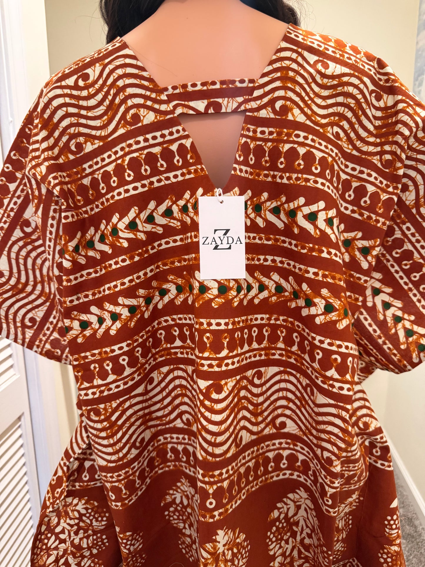 Elegant Ankara Bubu with Tassel Detail