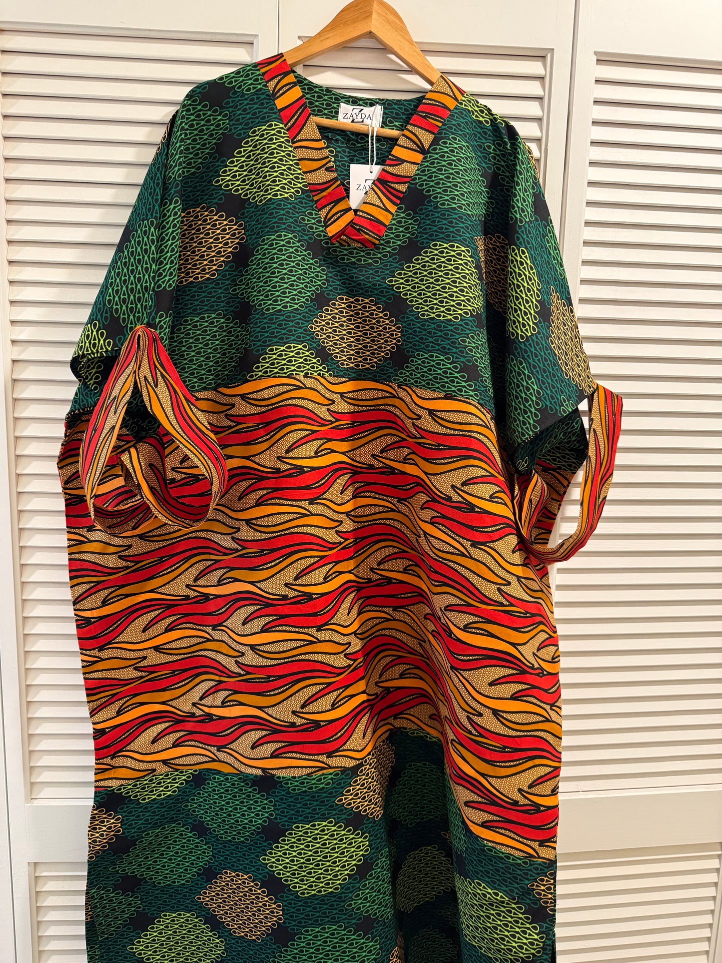 Mix and Match Flame Kaftan