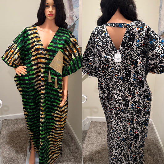 Two-Sided Ankara Kaftan